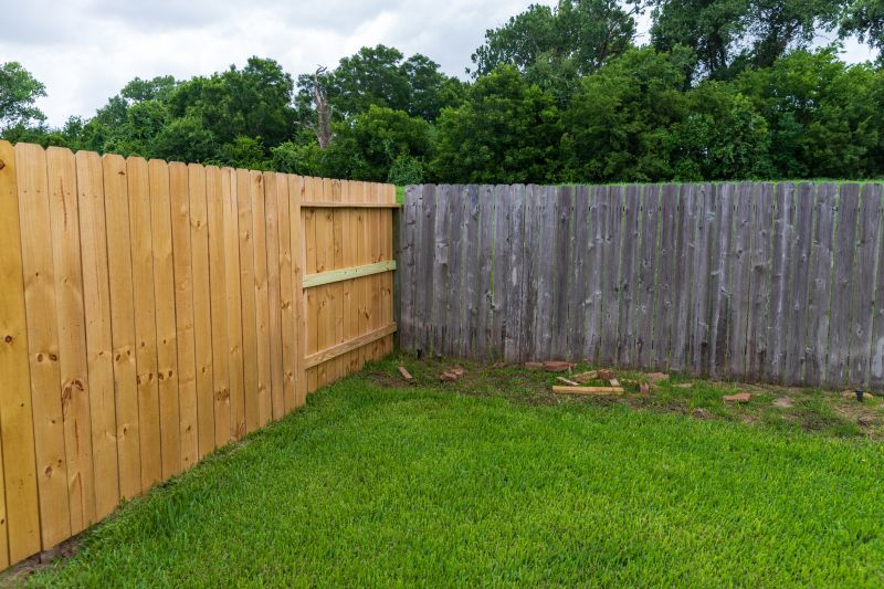 Wooden Dog Fence Installation in Pearland, TX